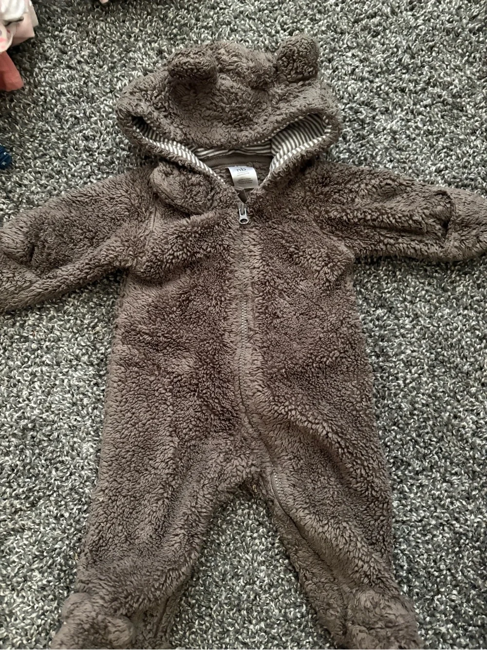 Cozy Brown Bear One-Piece